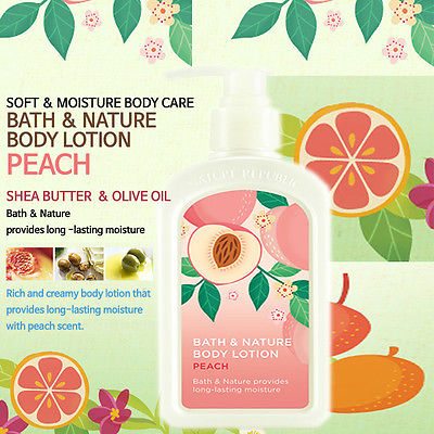 Sữa Dưỡng Thể Nature Republic Bath & Nature Peach Body Lotion 1