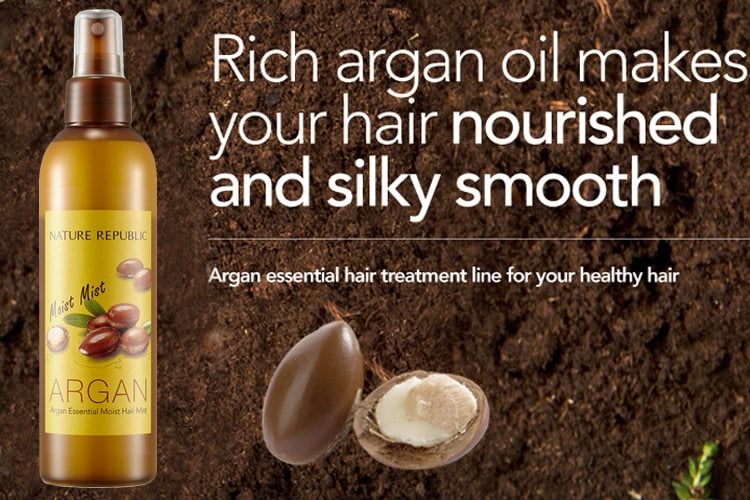Xịt dưỡng tóc Nature Republic Argan Essential Moist Hair Mist 1