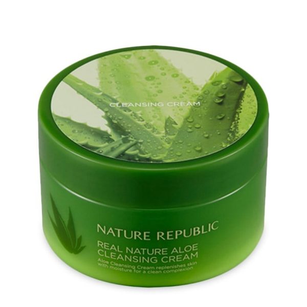 Kem Tẩy Trang Nature Republic Real Nature Aloe Cleansing Cream